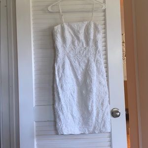 Calvin Klein midi dress, with elaborated fabric